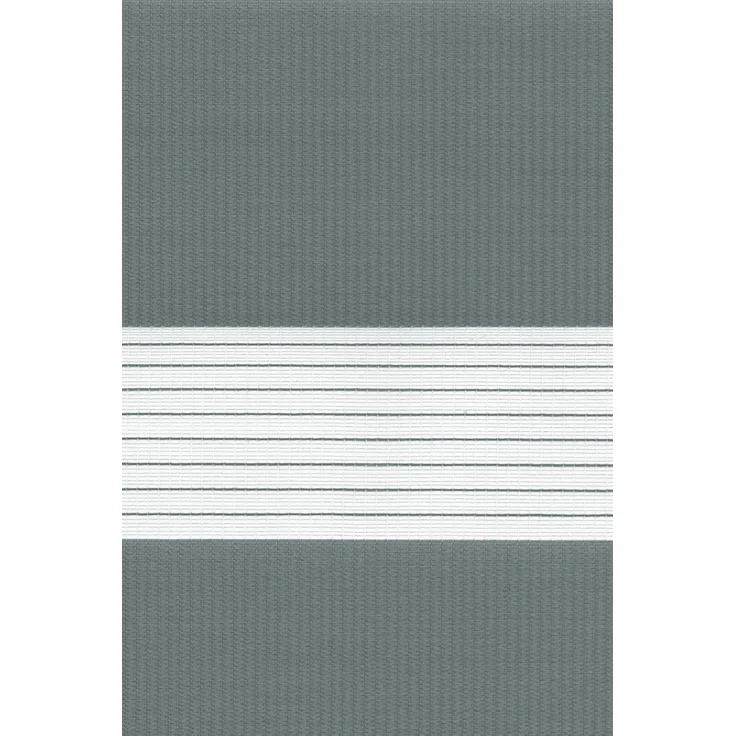 Lysel - Qualitätsdoppelrollo basaltgrau, (B x H) 220cm x 175cm in grau/basaltgrau – Bild 2