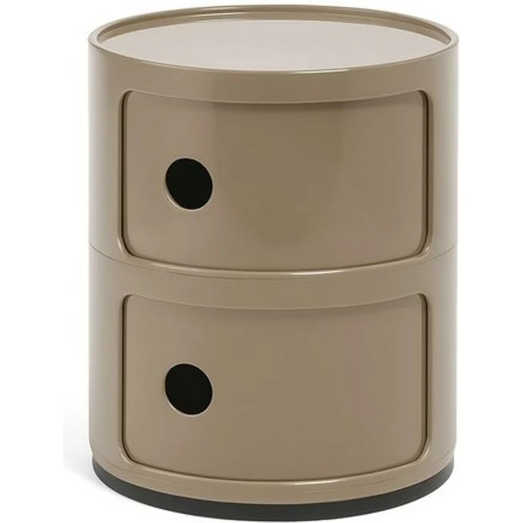 Kartell Container Componibili mit zwei Fächern Taupe – Bild 2