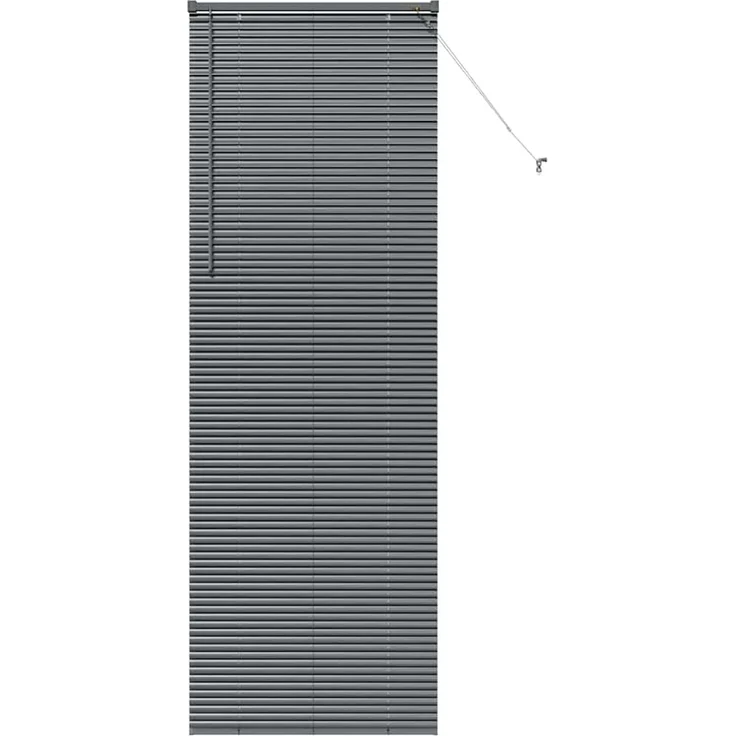 vidaXL Balkenjalousien Dunkelgrau 220 x 80 cm Aluminium 42006093 – Bild 2