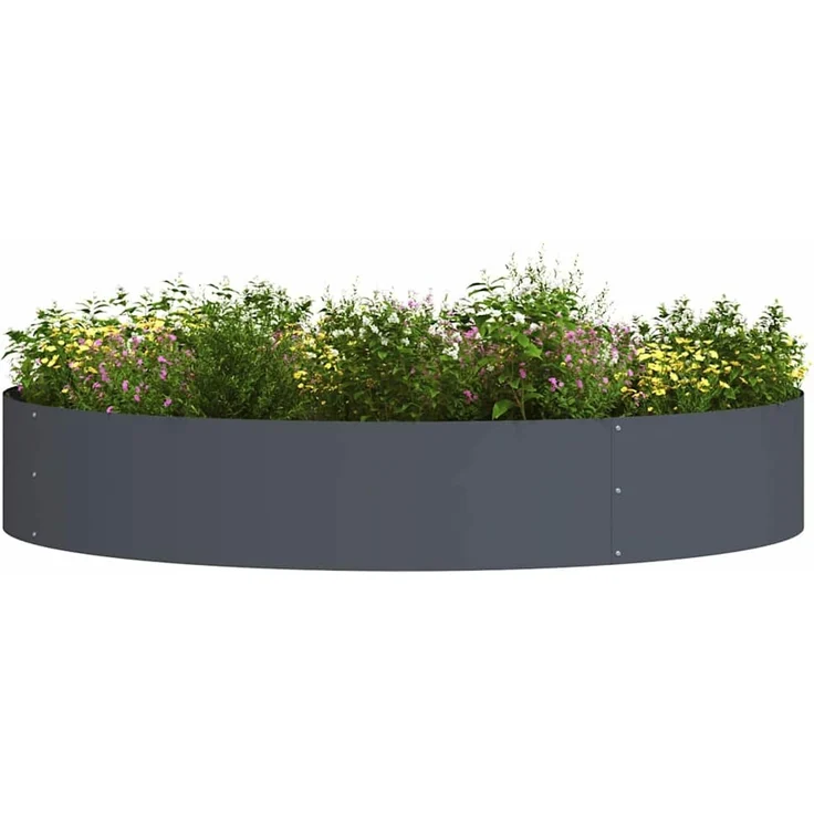 vidaXL Pflanzenring 5 pcs Anthrazit 120 x 120 x 20 cm 873639 – Bild 3