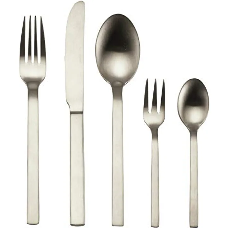 Echtwerk Besteckset 30-teilig, Silber, Metall, ergonomischer Griff, rostfrei, lebensmittelecht