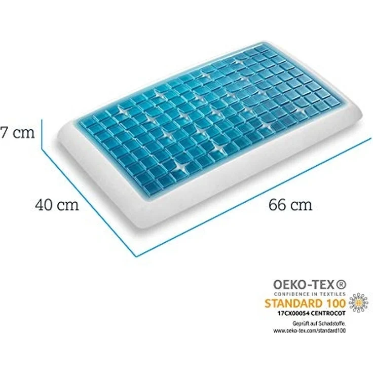 Technogel Nackenstützkissen, Bezug: 57,5% Polyester, 41% Viscose, 1,5% Elasthan – Bild 4