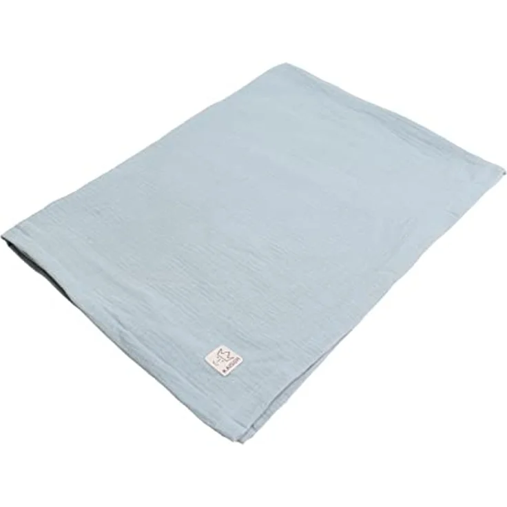 Kaiser 65310556 Playa Summer Blanket Musselin/Frottee atmungsaktive Babydecke Ganzjährig Neugeborene Kinderwagendecke Babyschalendecke Fb. Slit Green – Bild 1