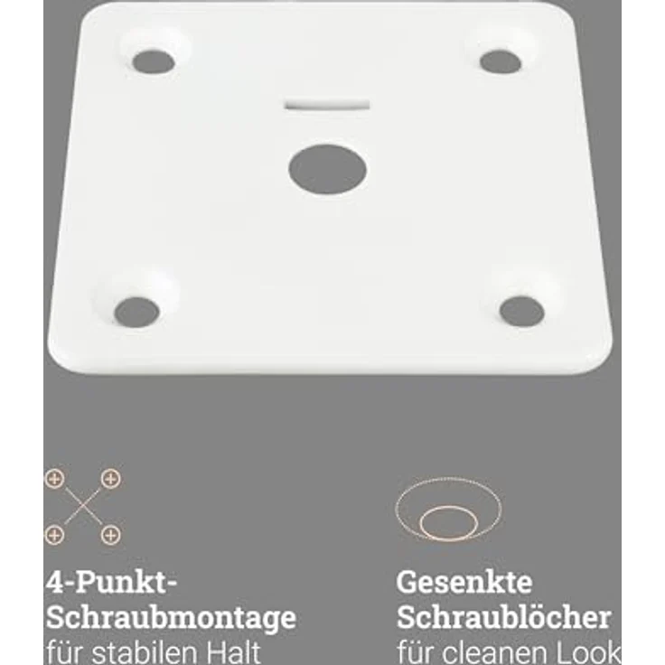 Natural Goods Berlin Wandgarderobe Kleiderstange RECHTECK (Einzel, 1 St), Kleiderständer, Garderobenhalter, Wandhalterung, Kleiderstange – Bild 7