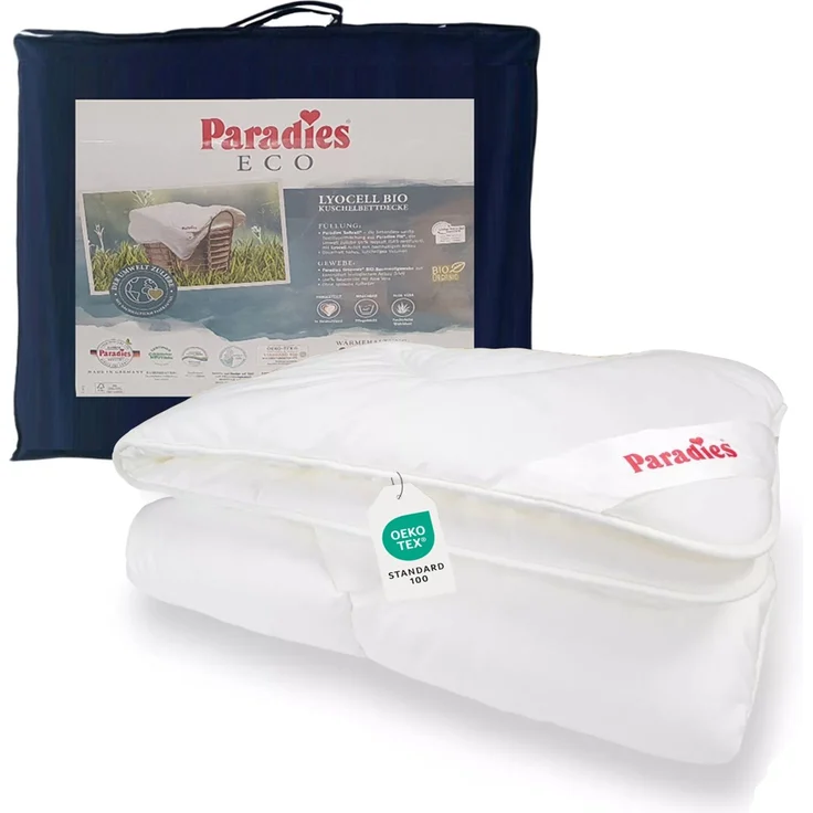 Paradies Nima-Fill Bio medium warme Bettdecke mit Jojoba 135x200 – Bild 1