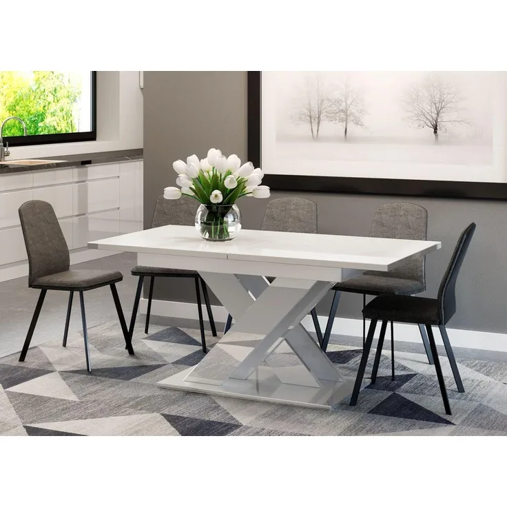 designimpex Esstisch Design PA-222 Tisch ausziehbar 140 - 180 cm Esszimmer