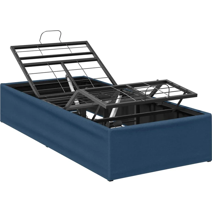 vidaXL Elektrisch verstellbares Bettgestell Blau 200 x 80 x 33,5 cm 42037277 – Bild 2