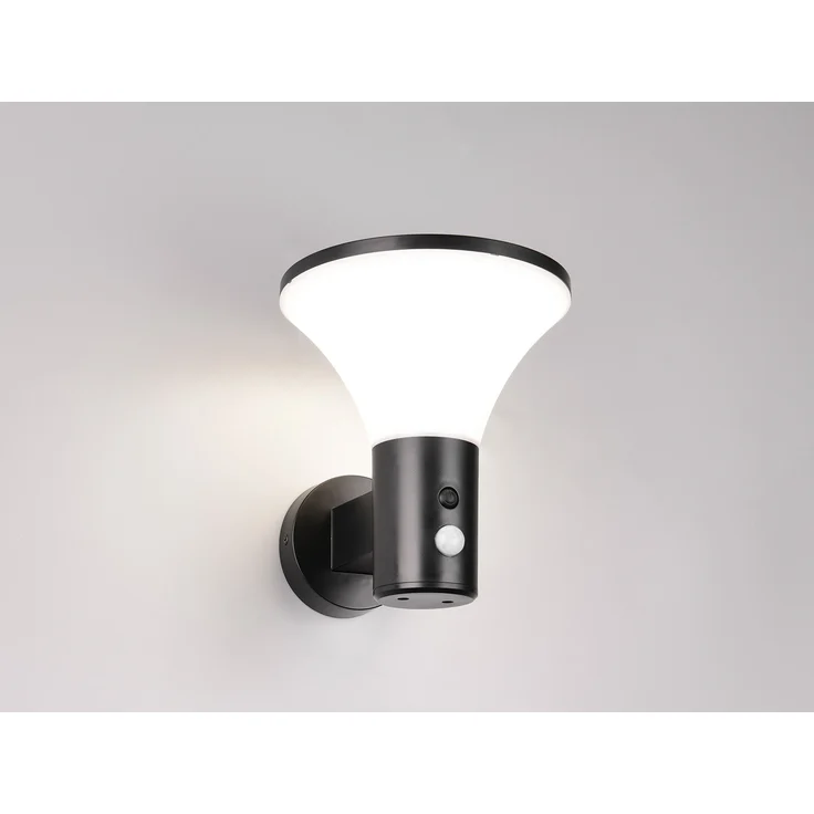 Außenwandleuchte GORDA mit Solar und Strom, Hybrid mit Bewegungsmelder Höhe 19cm – Bild 3