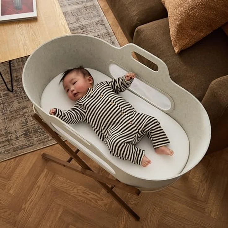 Snüz SnüzBaskit Moses Basket + Stand Set - Barley – Bild 3