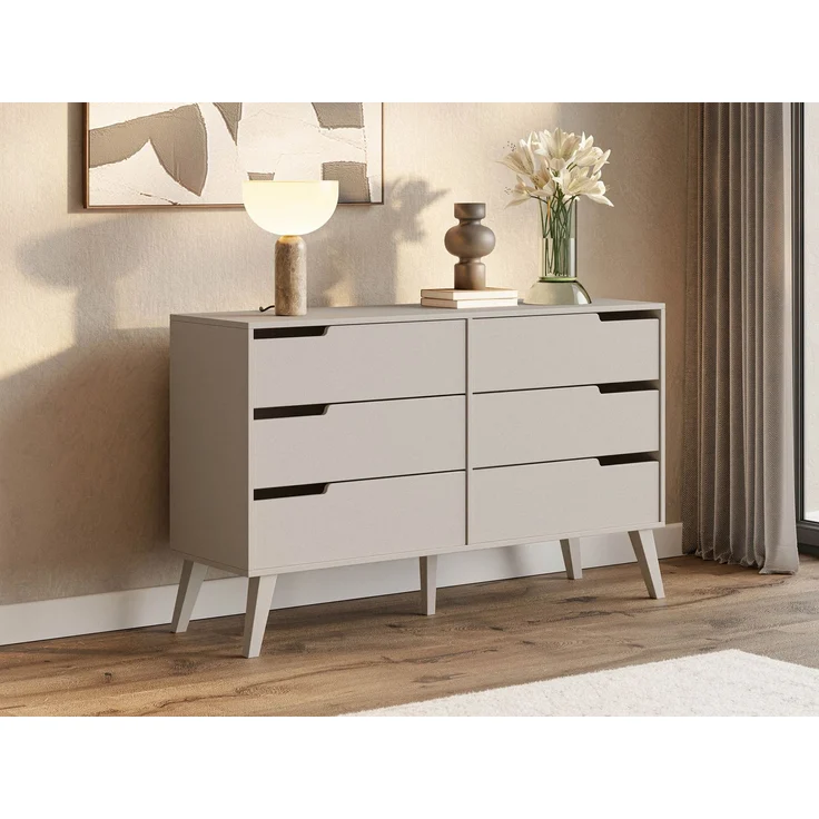 Kommode Nedila 6S (Farbe: Cashmere) – Bild 3