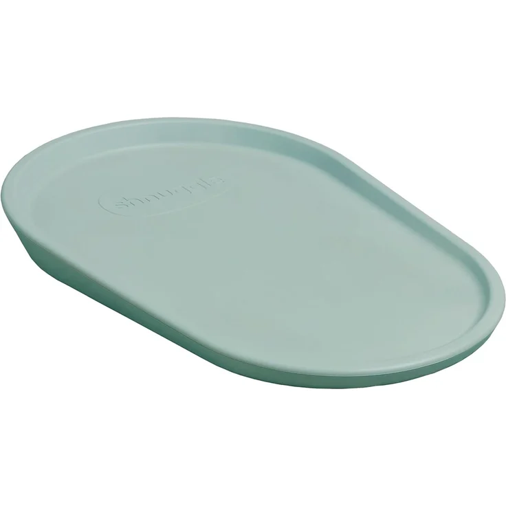 Shnuggle Squishy Baby-Wickelunterlage, weiches und warmes Schaumstoff-Material ist schöner für Babys, perfekt für Windeln, rutschfest, leicht zu reinigen, abwischbar (Eukalyptusgrün)