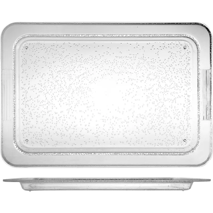 H&H Tablett, Acryl, Transparent
