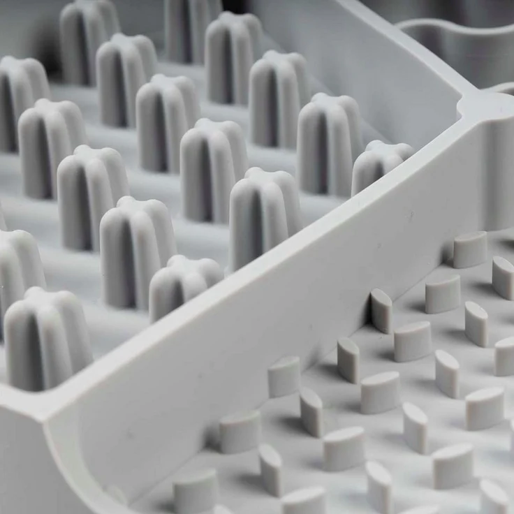 DUVO+ Napf Duvoplus Anti-Schlingnapf Triple - grau – Bild 2