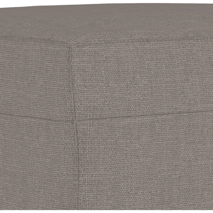vidaXL Sessel mit Hocker Taupe 60 cm Stoff 3201150 – Bild 5