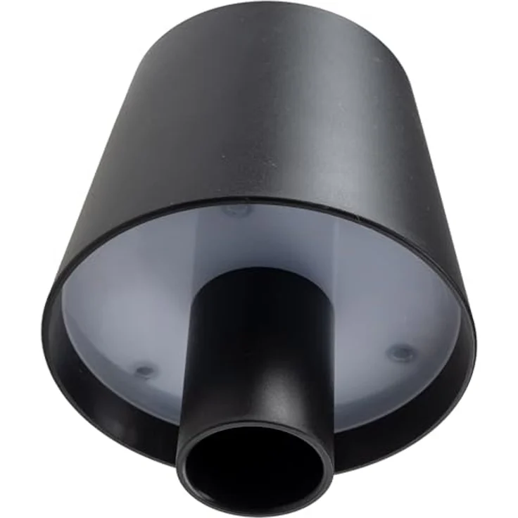 LED Akku Flaschenleuchte warmweiß, Li Akku, ØxH 10x12cm schwarz – Bild 5