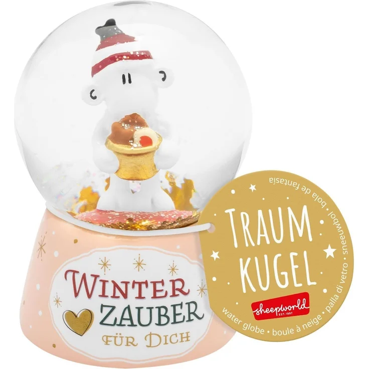 Traumkugel Schneekugel Geschenk Weihnachten Sheepworld WINTERZAUBER 51226 – Bild 5