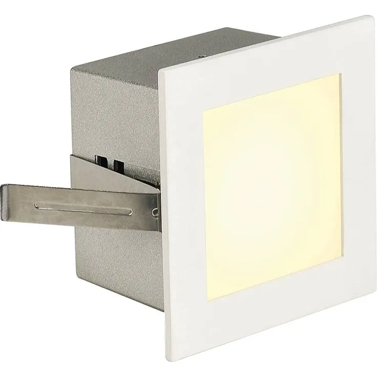 SLV 113262 FRAME BASIC LED Einbauleuchte eckig weiss 3000K 40lm