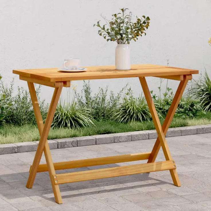 vidaXL Gartentisch Klappbar 90x52,5x65 cm Massivholz Akazie 364894