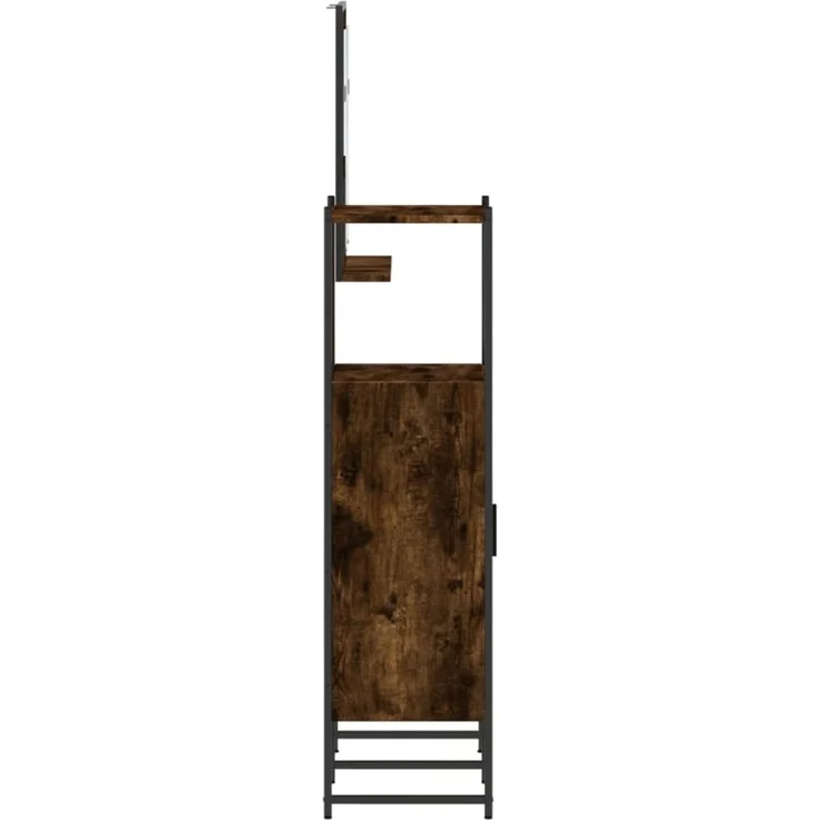 vidaXL 3-tlg. Badmöbel-Set Räuchereiche Holzwerkstoff 3214351 – Bild 10