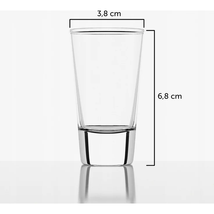 KADAX Wodka-Schnapsgläser, 28 ml, 12-teiliges buntes Gläserset – Bild 4