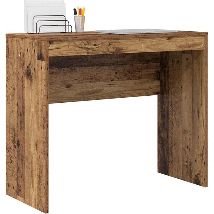 vidaXL Schreibtisch Altholz 90 x 40 x 76 cm 869400 – Bild 2