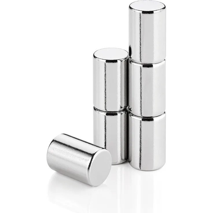 Blomus Magnet Velio für Glasmagnettafel, extra stark, 6er-Set, Stahl, 65369