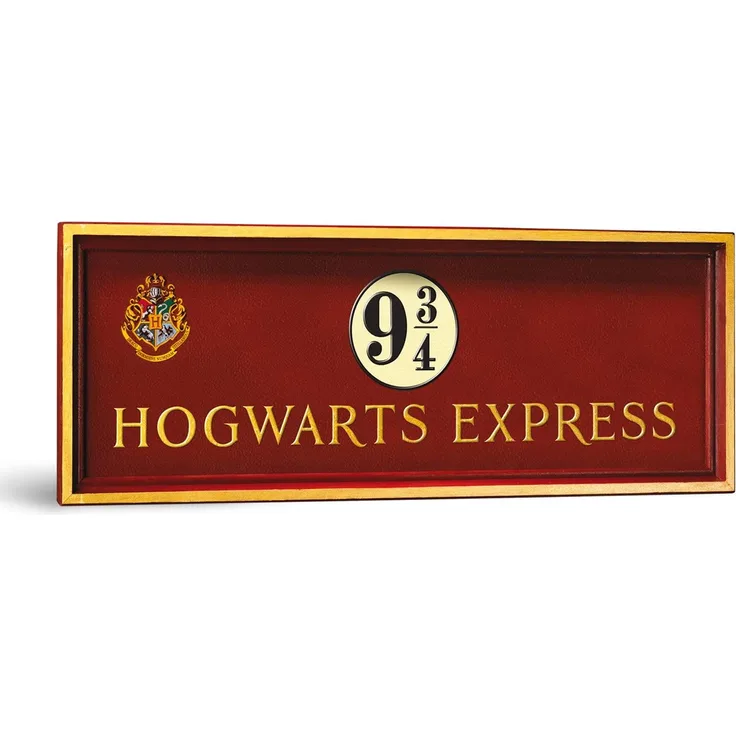 Noble Collection nn7041 – Harry Potter: Plaque Wandbild Schiene 9 und 3/4