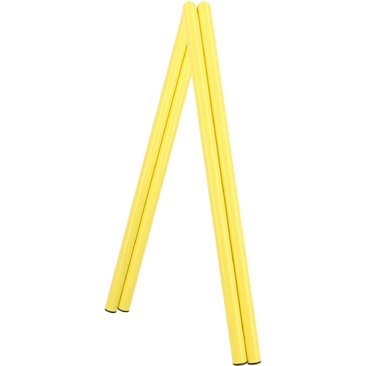 Tischgestell Benito 2er Set, pulverbeschichtetes Metall, modern, gelb, flexibel einsetzbar – Bild 2