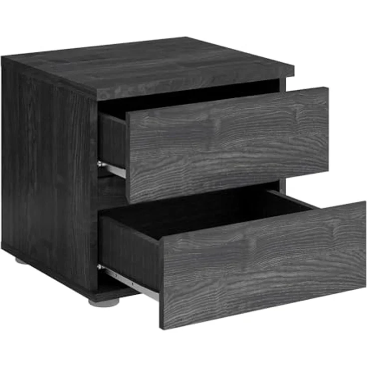 Lomadox Schlafzimmer-Set TORTONA-166, (Spar-Set, 5-tlg, Schwebetürenschrank Kommode Bettgestell Nachttische), Schlafzimmermöbel in Esche, Bett 160x200cm, Schwebetürenschrank 230cm – Bild 5