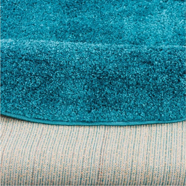 Pergamon Hochflor-Teppich Hochflor Langflor Teppich Aloha Rund, Rund, Höhe: 40 mm – Bild 3