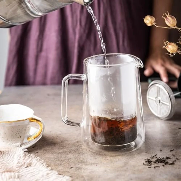 Klausberg Klausberg French Press Kaffee- und Teezubereiter 0,60l KB7724 – Bild 5
