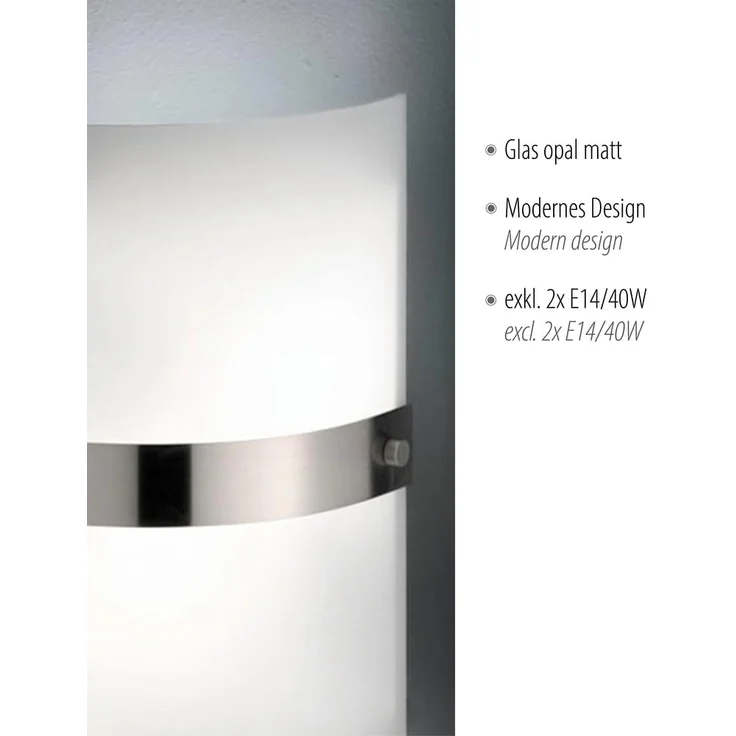 9846-55 Paul Neuhaus SQUARE Wandleuchte, stahl 80W E14 230V IP202546 – Bild 5