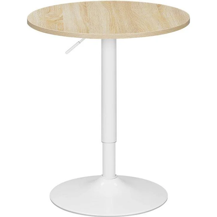 Woltu Bartisch (1-St), Stehtisch Drehtisch, MDF Partytisch, höhenverstellbar – Bild 4