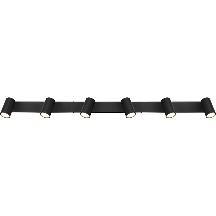 Deckenstrahler Deckenlampe, Metall schwarz, bewegliche Spots – Bild 8