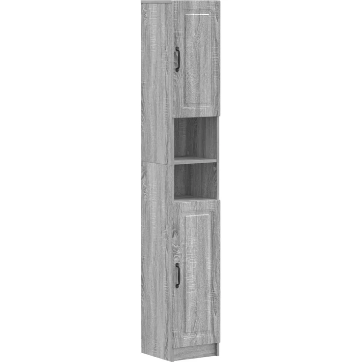 vidaXL Badezimmerschrank mit offenem Regal UTRECHT Sonoma-Grau 897701 – Bild 1