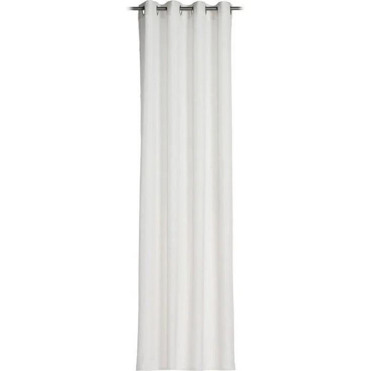 Gözze Vorhang GÖZZE Ösenschal LINUS weiß BH 140x245 cm weiß – Bild 4