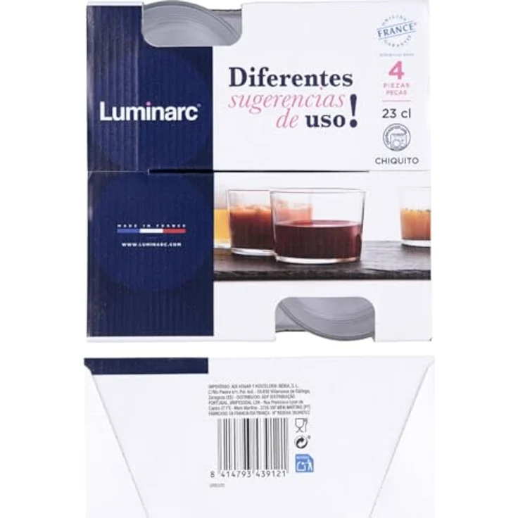 Luminarc 7144522 kleine Gläser mit Etui, 23 cl, 4 Stück – Bild 6