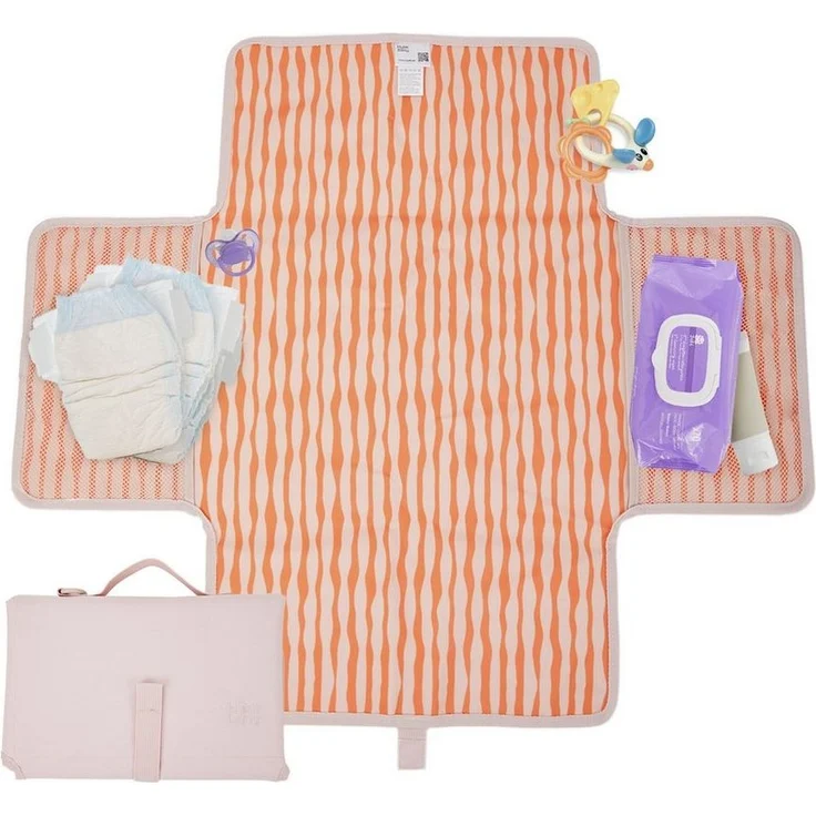 Hylat Baby Wickelauflage Faltbare Wickelunterlage für Unterwegs - Rosa – Bild 5