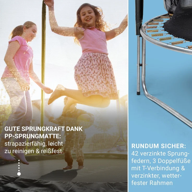 KLARFIT Gartentrampolin Jumpstarter, Ø 0 cm, Kinder Trampolin Outdoor Trampolin Kinder Gartentrampolin für zuhause – Bild 4