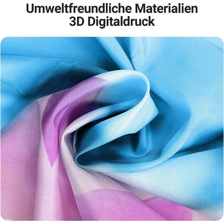 Duschvorhang 240x180cm Kieswüste Antischimmel Textil Wasserabweisend Polyester – Bild 4
