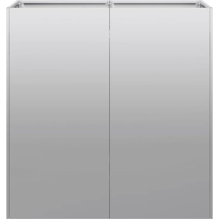 vidaXL Pflanzkübel 80x40x80 cm Verzinkter Stahl 860715 – Bild 4