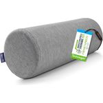 DYNMC you Nackenrolle mit Bezug - Kissenrolle - VERGLEICHSSIEGER SEHR GUT, MIT PHYSIOTHERAPEUTEN ENTWICKELT, Kissenrolle mit Physiotherapeuten Entwickelt, Knierolle Lagerungsrolle, Neck Pillow, Nackenrolle