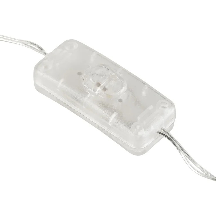 Idena 31483 - LED Micro Lichterkette mit 120 LEDs in Warmweiß, mit USB Stecker und Schalter, ca. 13,5 m lang, Deko für Innen, zum Basteln, als Party Deko, Weihnachtsdeko, zur Hochzeit – Bild 5