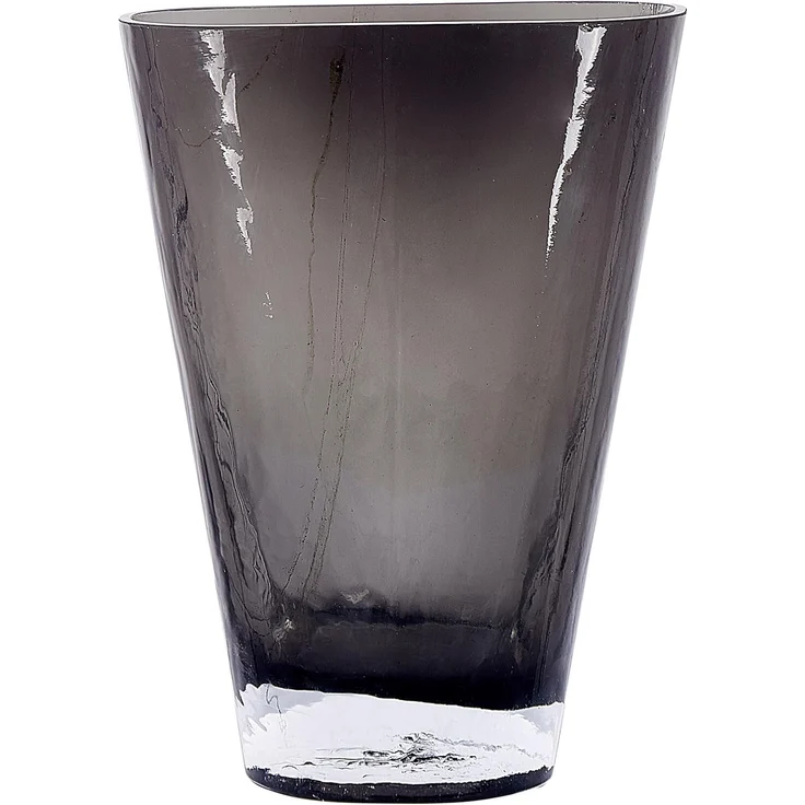 Blumenvase MITATA 20 cm Glas Grau – Bild 4