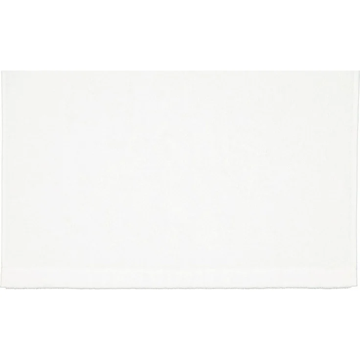 CAWÖ Handtuch - Lifestyle, Walkfrottier, Baumwolle, einfarbig Weiß 50x100cm – Bild 3
