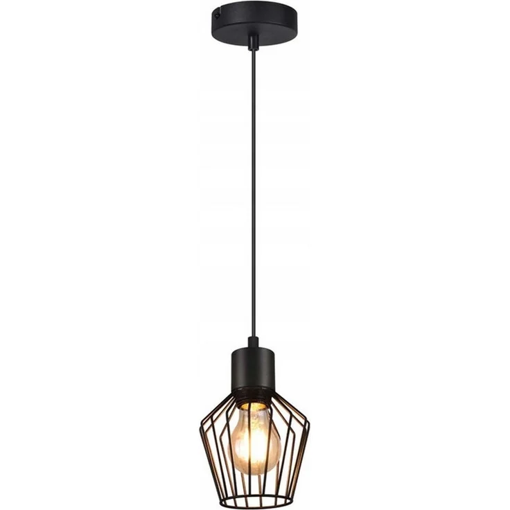 Nettlife Pendelleuchte Retro Schwarz E27 Metallschirm Industrie Stil Hängelampe, ohne Leuchtmittel, Wohnzimmer Küche Schlafzimmer Cafe – Bild 1