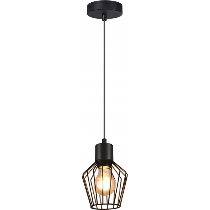 Nettlife Pendelleuchte Retro Schwarz E27 Metallschirm Industrie Stil Hängelampe, ohne Leuchtmittel, Wohnzimmer Küche Schlafzimmer Cafe