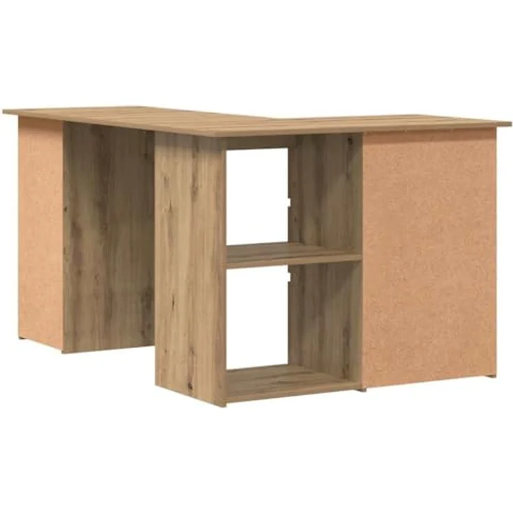 vidaXL Eckschreibtisch Artisan-Eiche 145x100x76 cm Holzwerkstoff 855963 – Bild 8