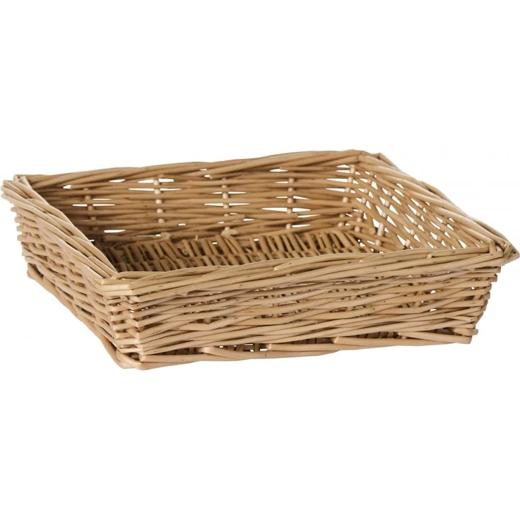 Ib Laursen - Serviettenhalter Korb Serviettenkorb Quadratisch Weide 29042-00
