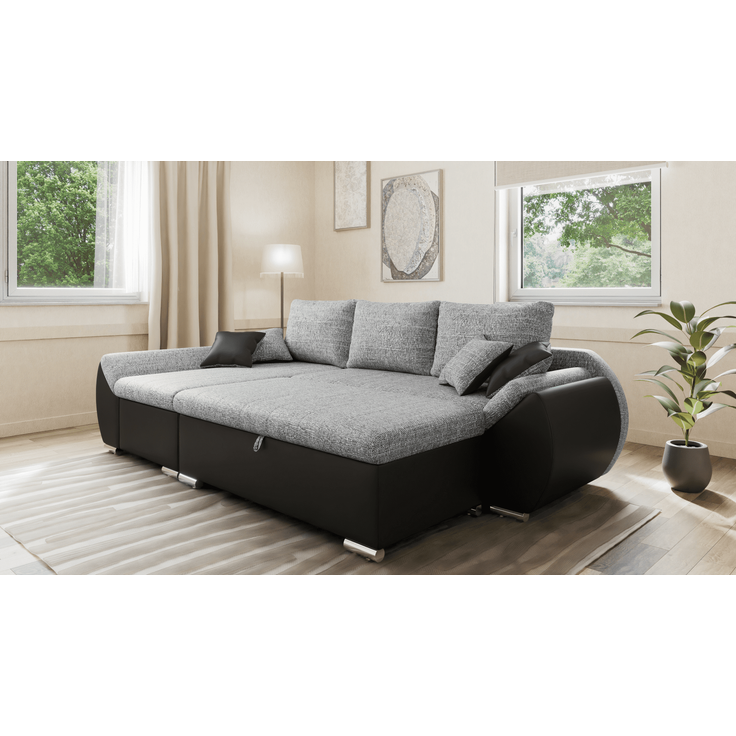 Ecksofa Auro von Jan-Art mit Schlaffunktion | verschiedene Farben erhältlich – Bild 5